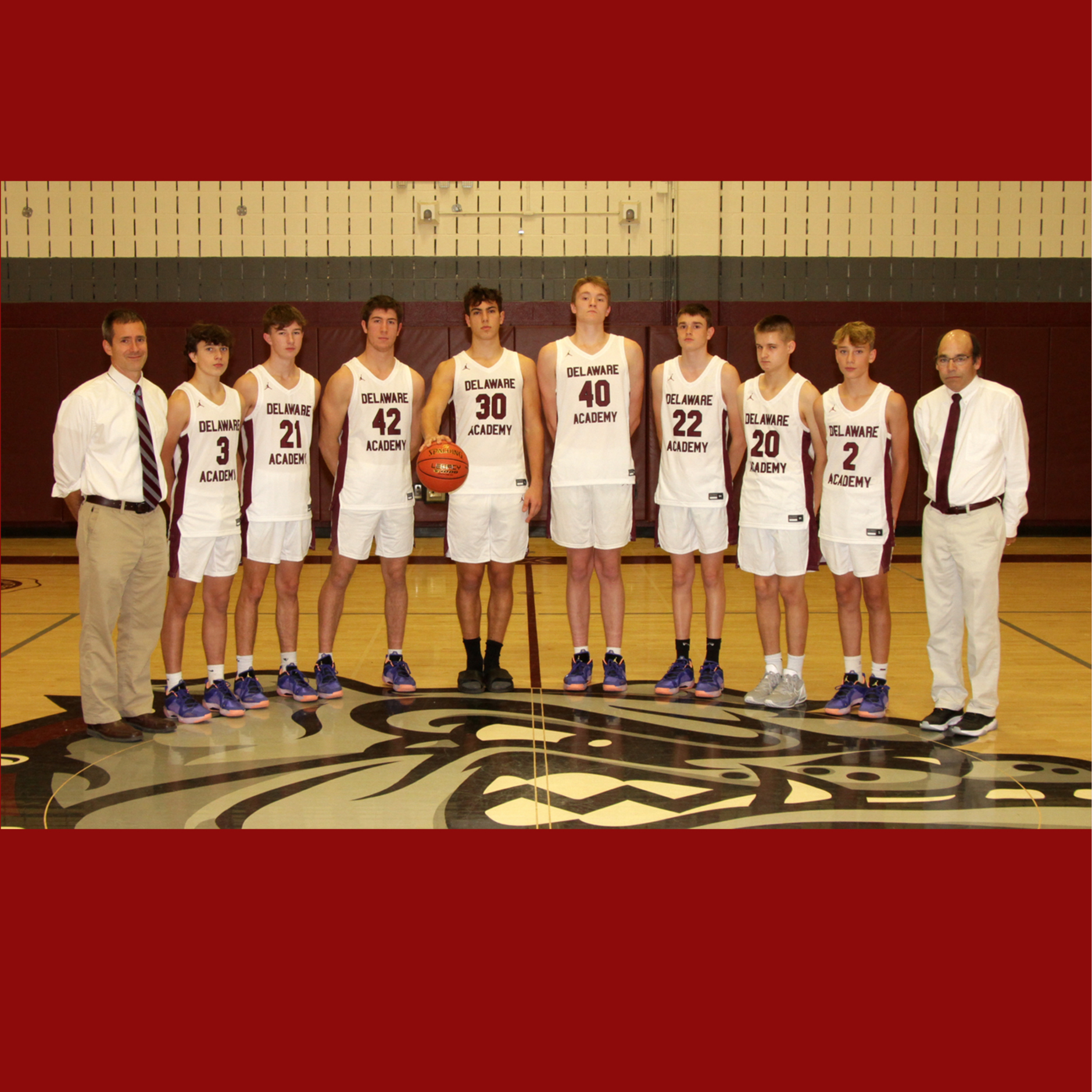 team photo, DA Boys varsity basketball team
