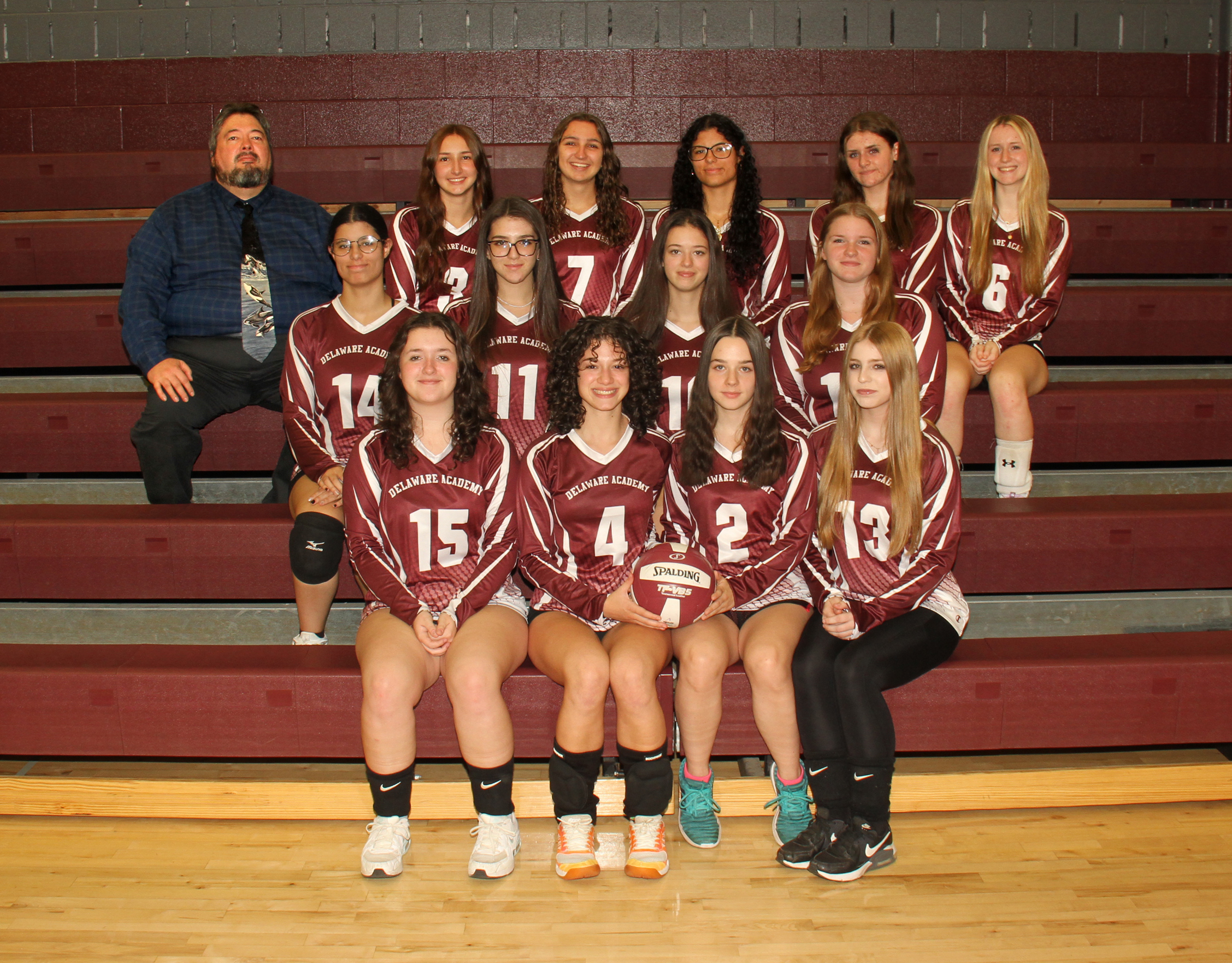 varsity volleyball team photo