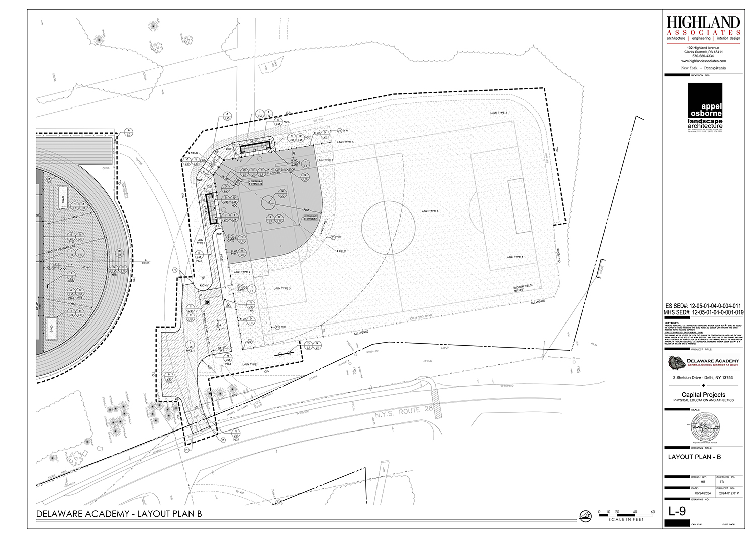 lower field layout