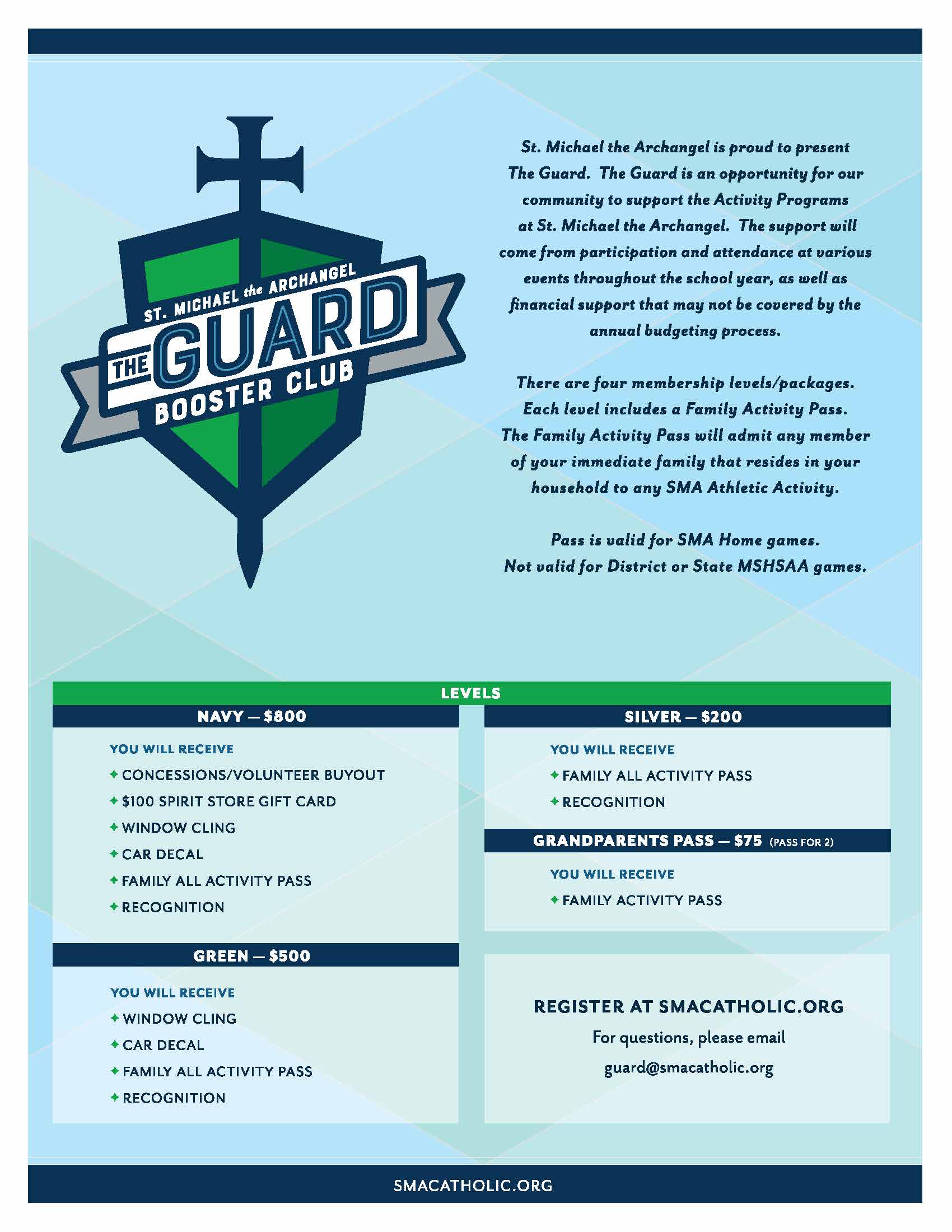 Guard Membership Levels