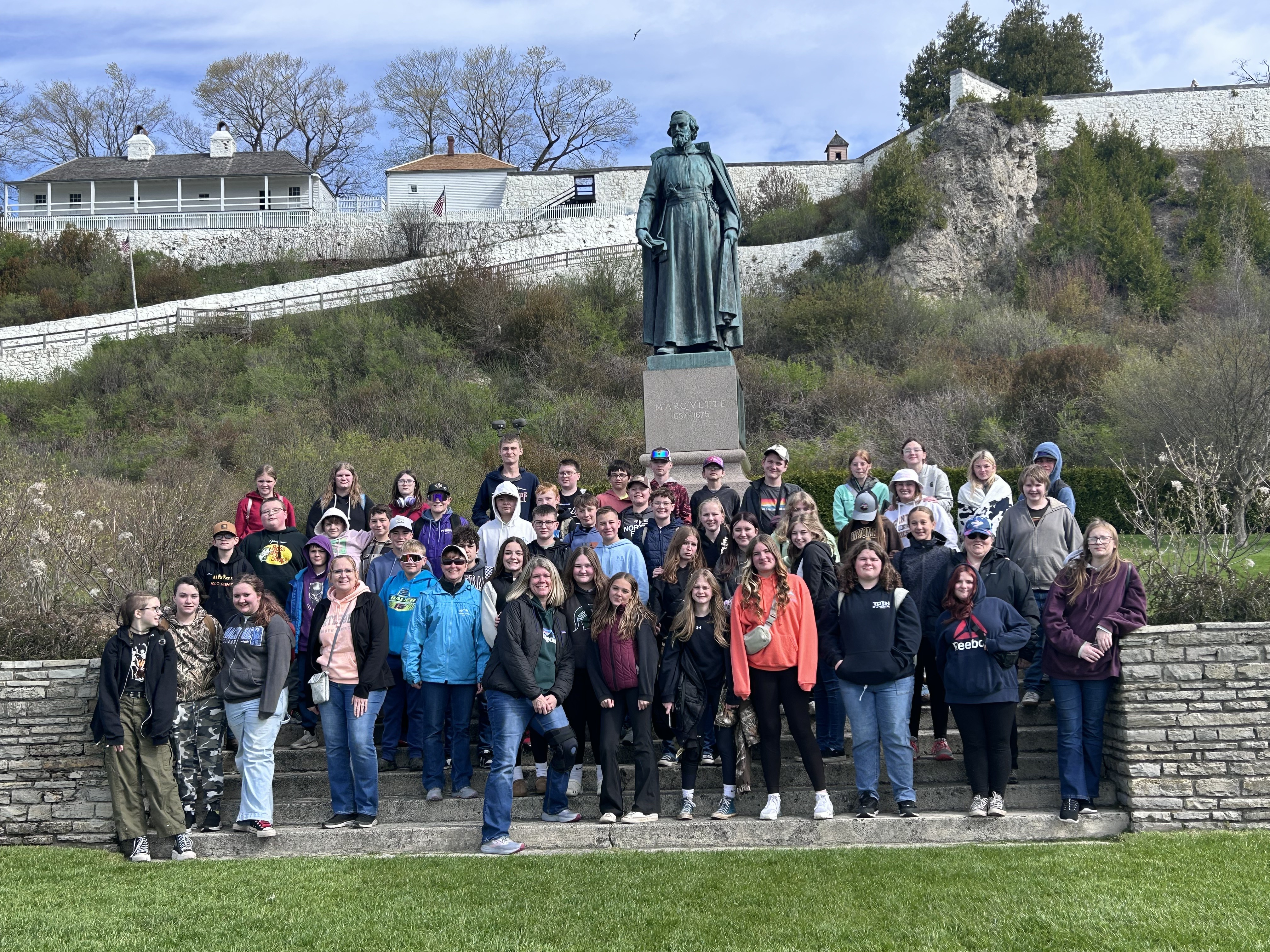Group photo at Mackinac Island