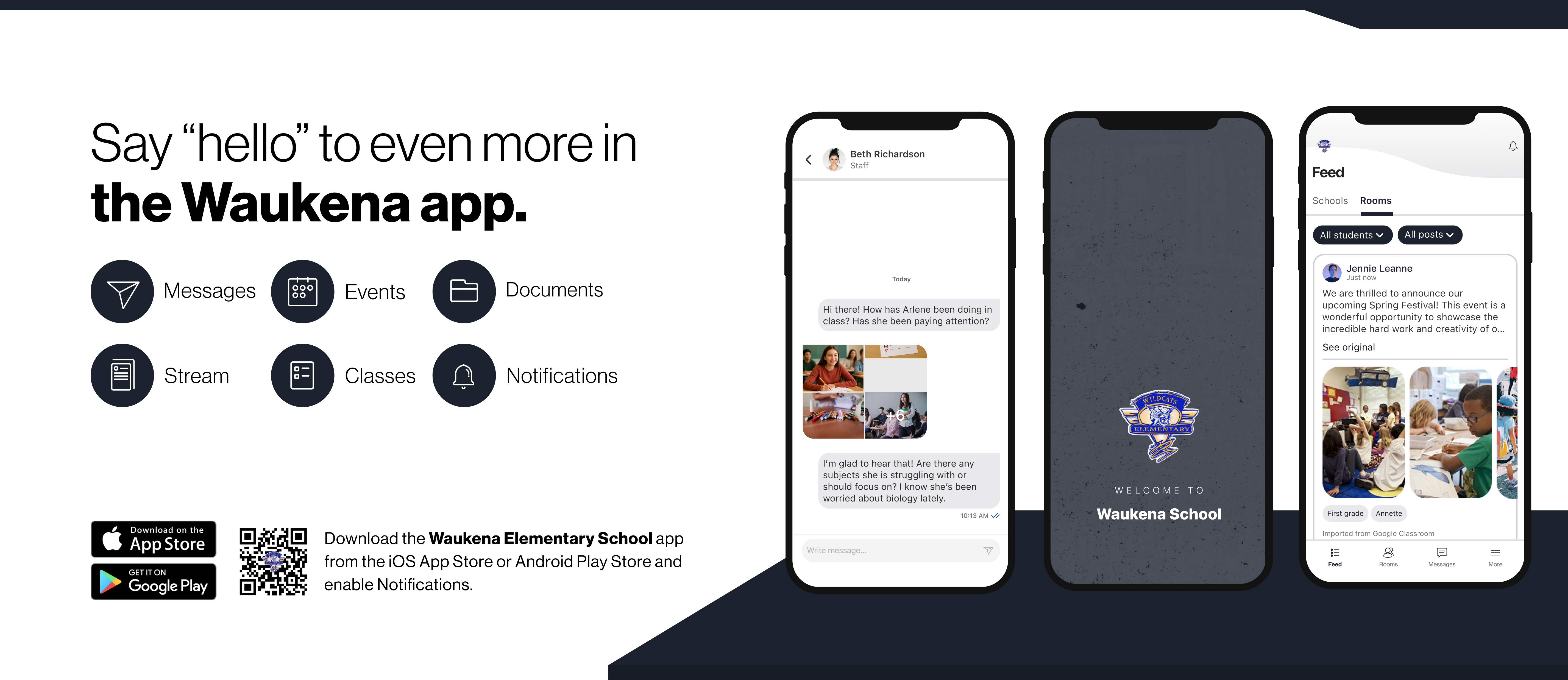This is a graphic promoting than even more is coming to the district app! 