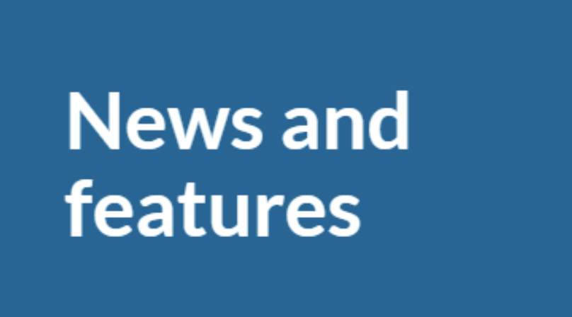"news and features" written
