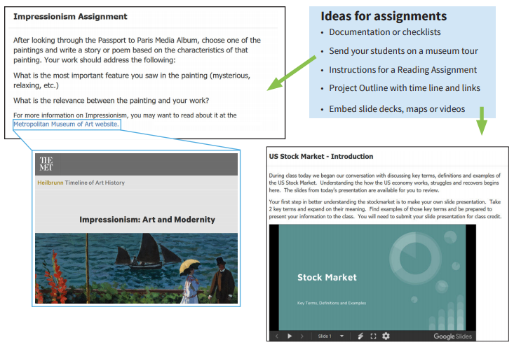 how students submit assignments in schoology