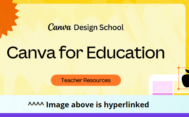 Canva EDU Design School for Teachers