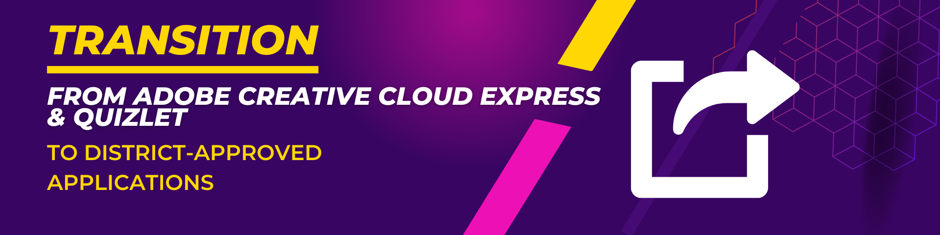 Transition from Adobe Creative Cloud Express and Quizlet