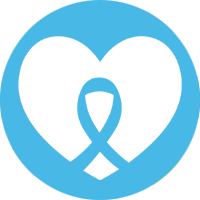 Circular thumbnail of foster youth icon (heart with ribbon through the middle)