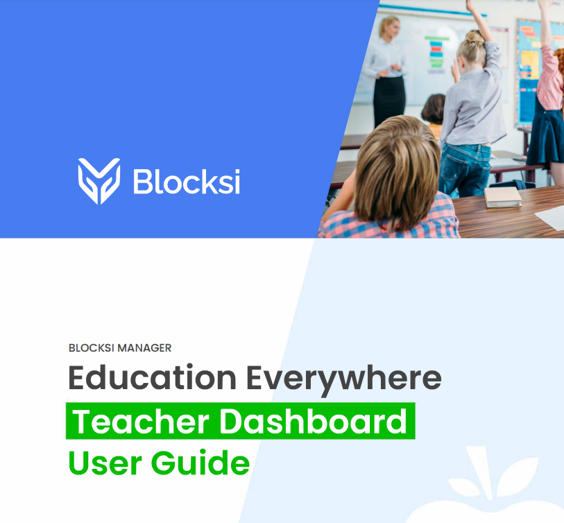 Teacher Dashboard User Guide