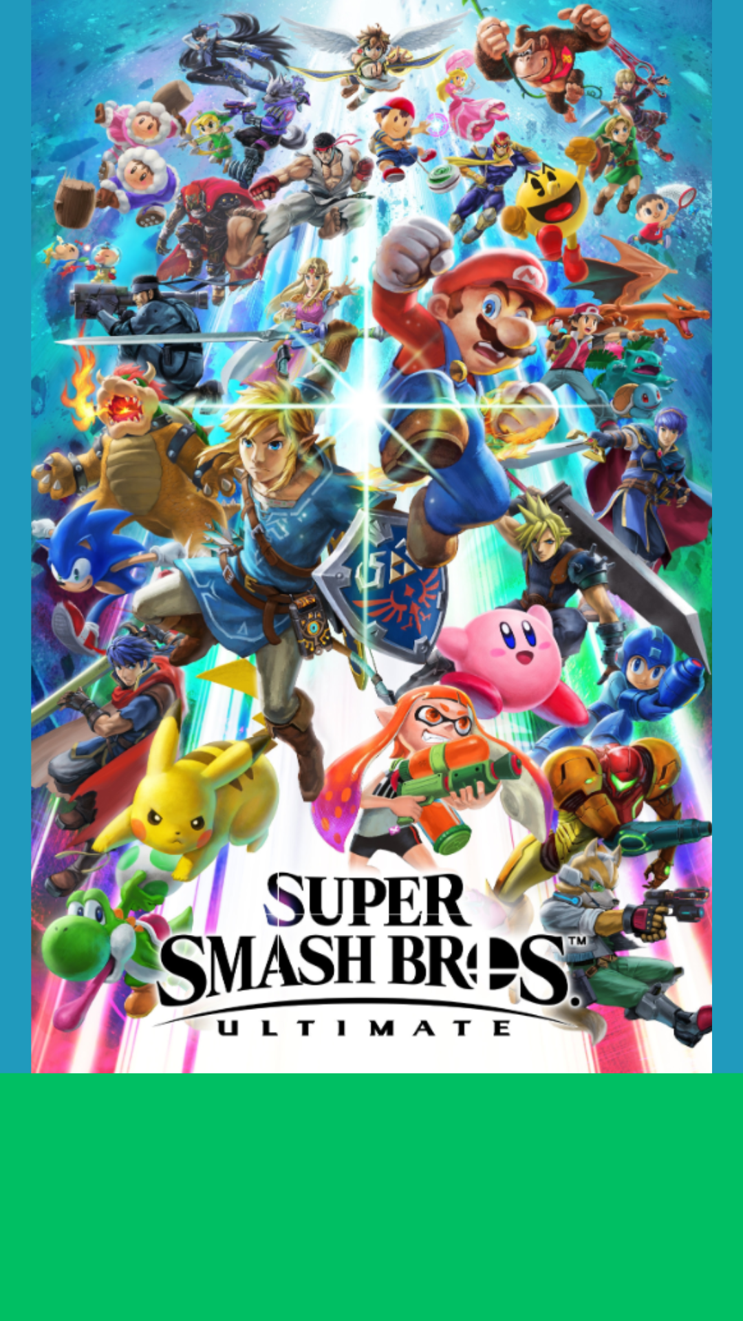 Super Smash Bros Game Poster