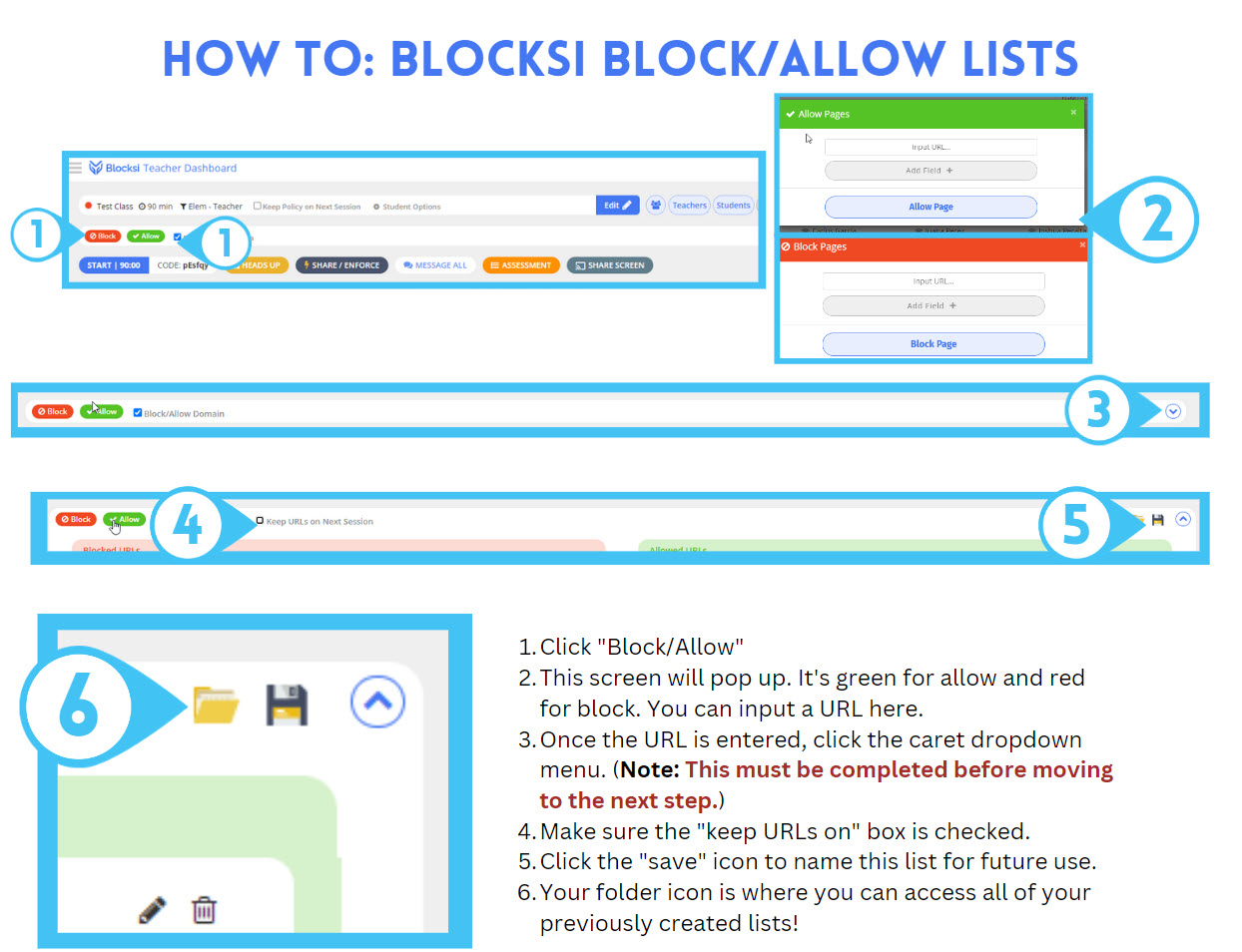 How To Guide: Block and Allow