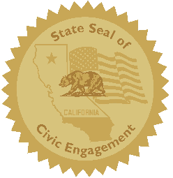 California state seal of civic engagement