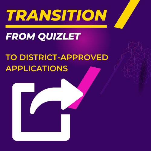 Transition From Adobe Cloud Express and Quizlet