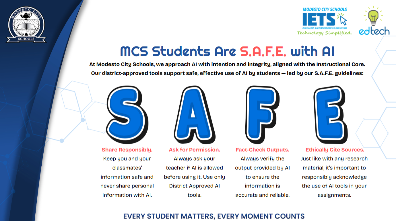 Students Stay SAFE Using AI Image