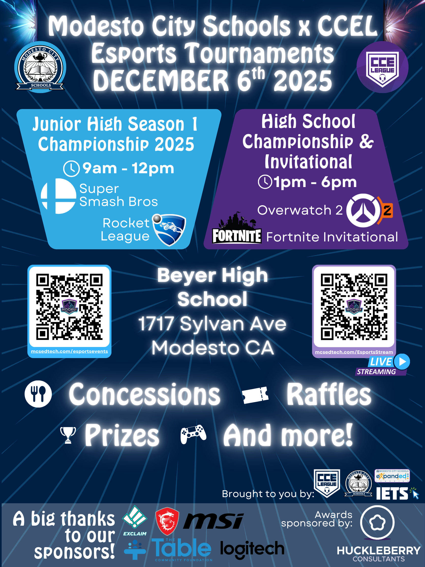 image of flyer for tournament