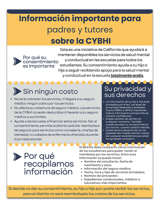 Información importante para padres y tutores