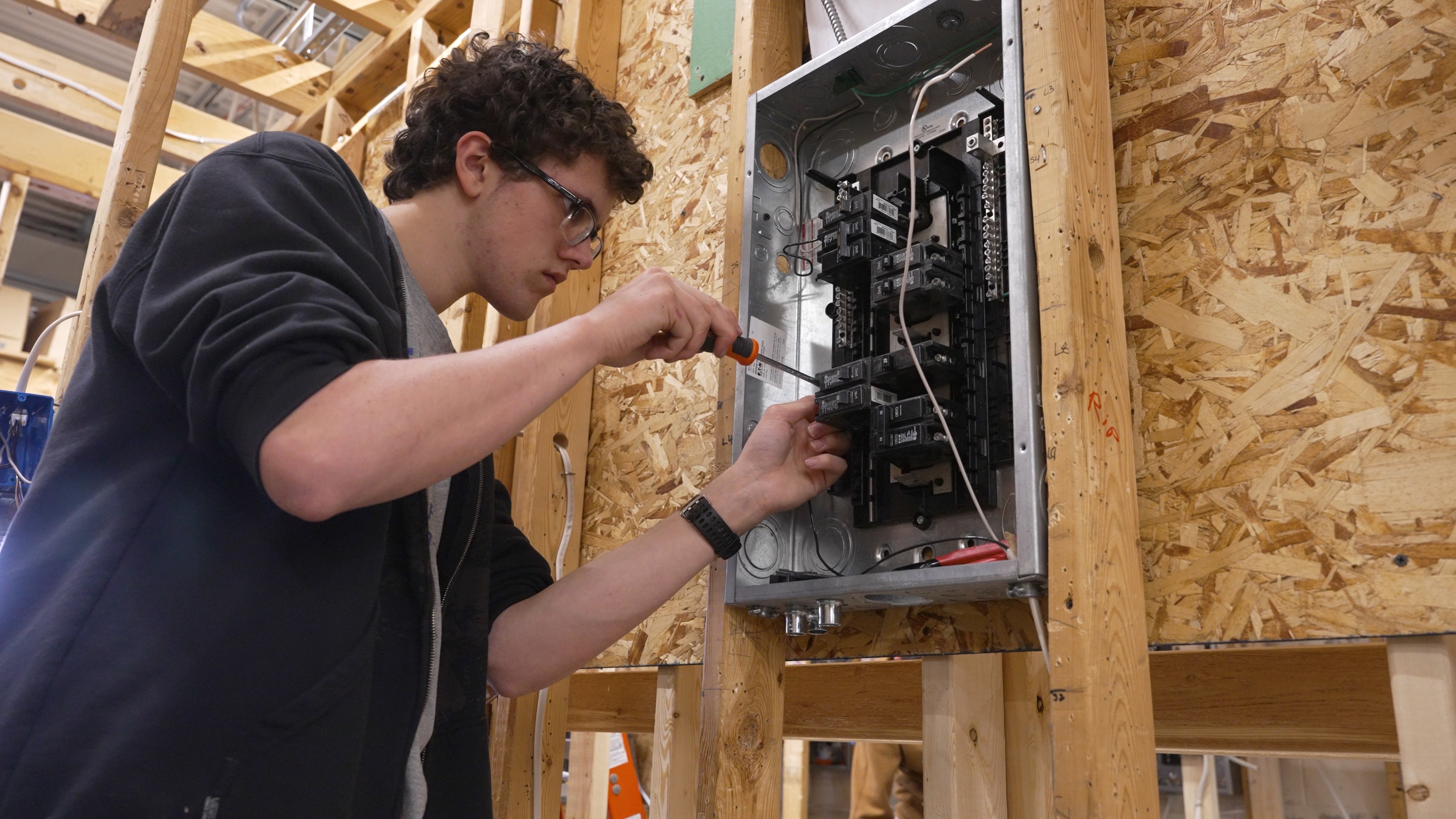 CTE Electrical Wiring Student