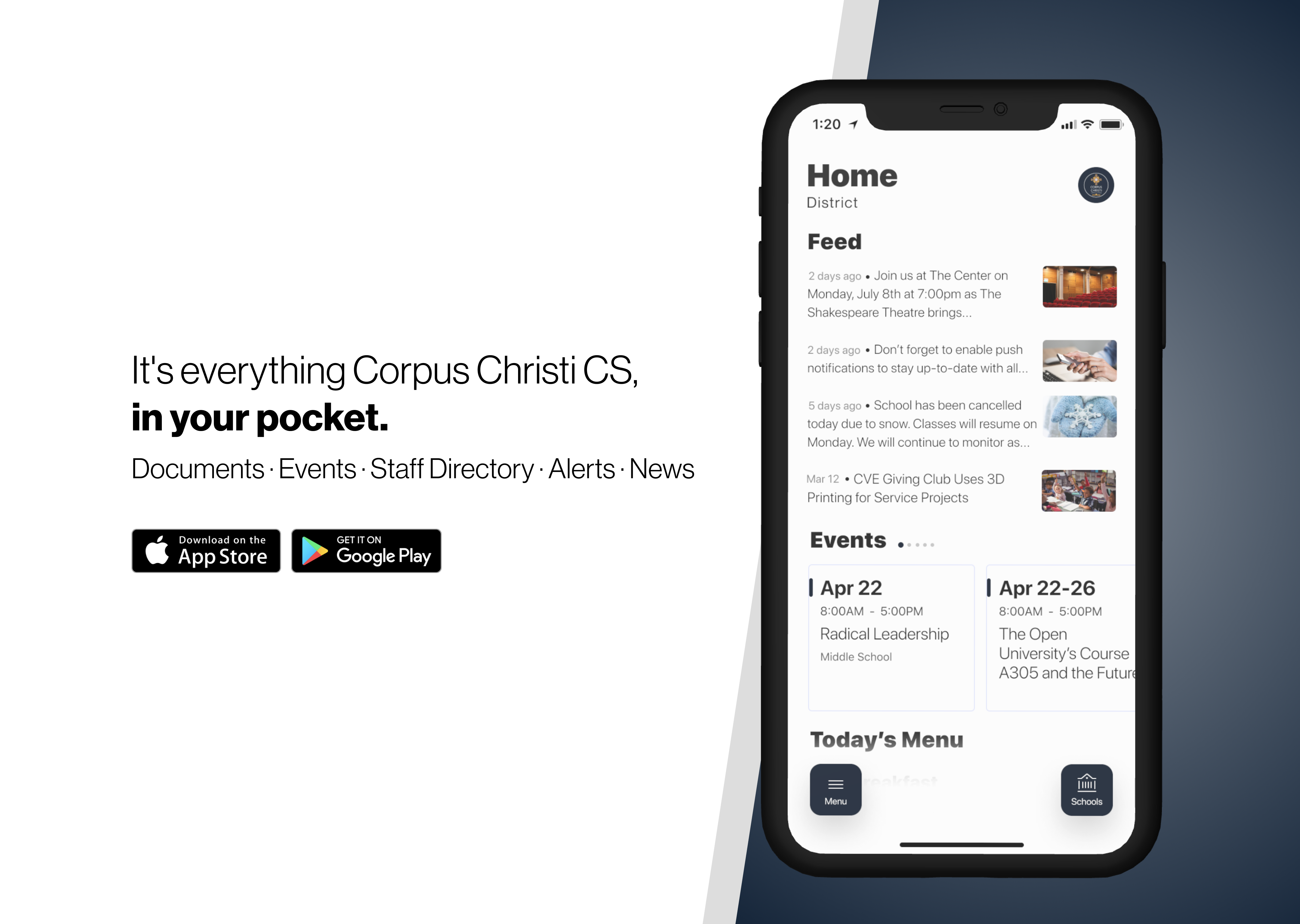 Corpus Christi Catholic School App Marketing