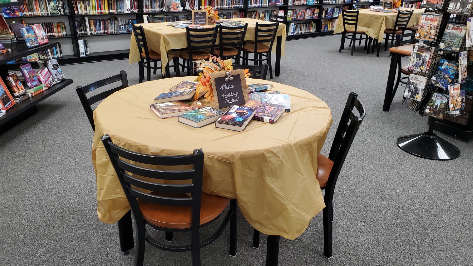 Book Tasting Table Fall 2023