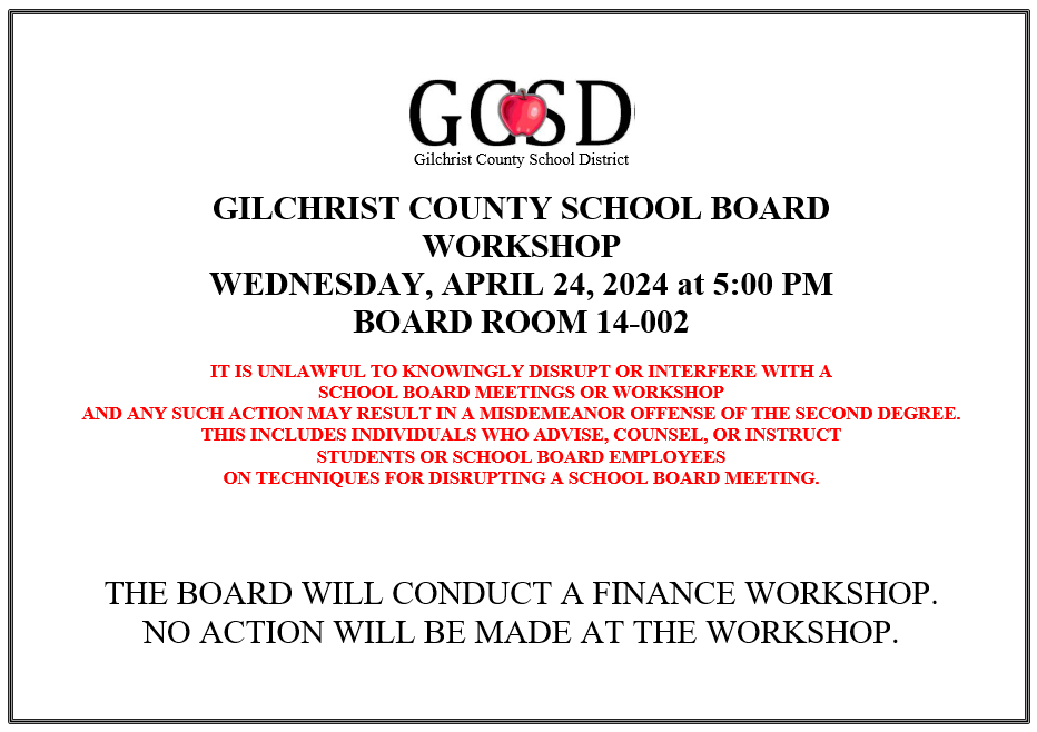 Board Finance Workshop 4-24-24