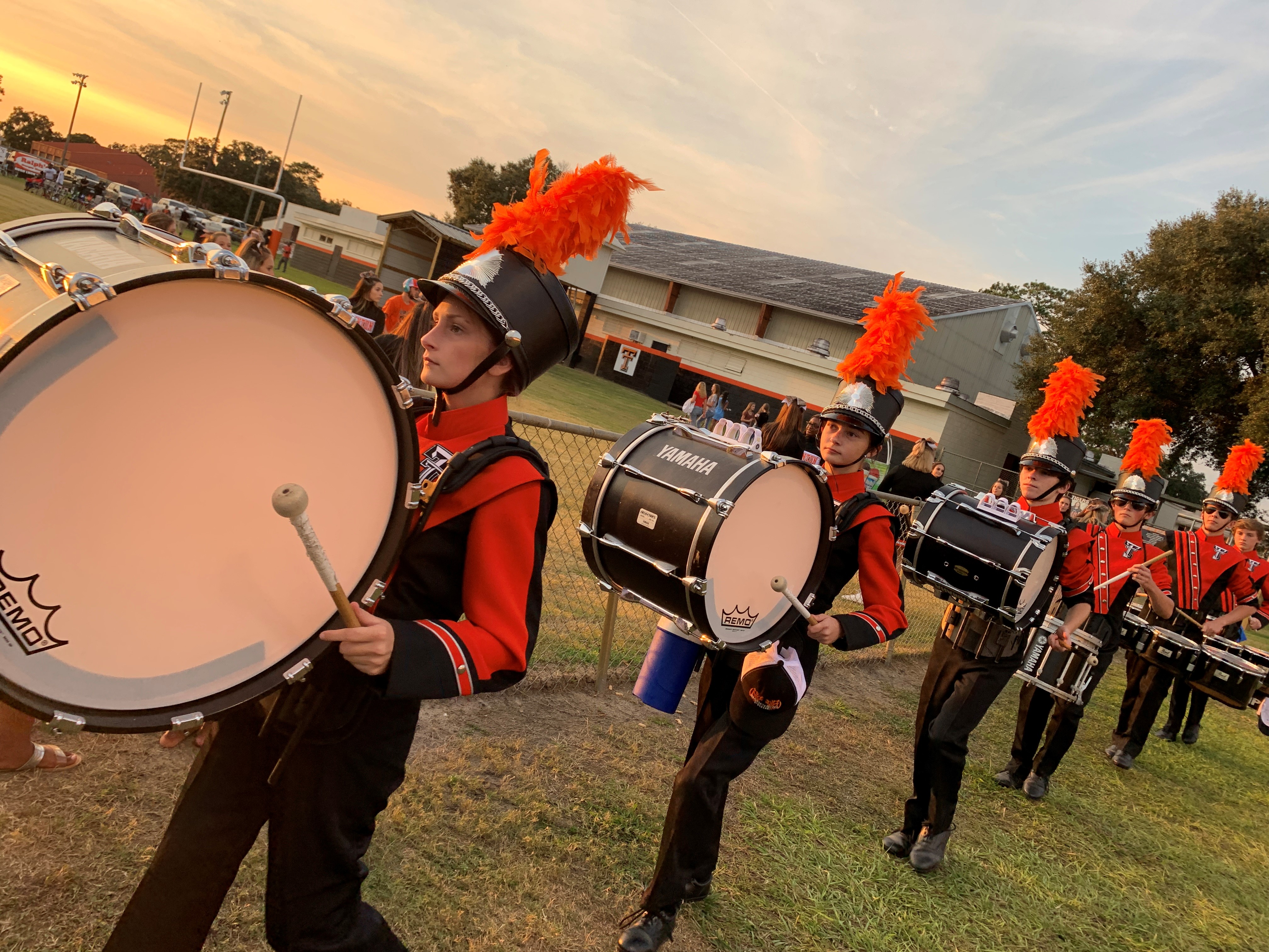 drumline sunset