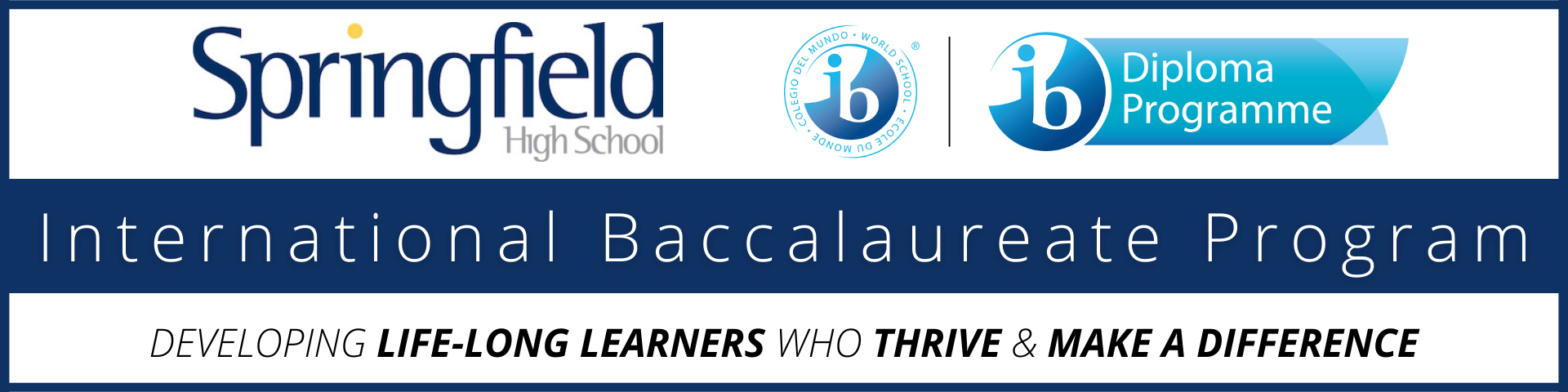 Springfield High School International Baccalaureate Program Logo