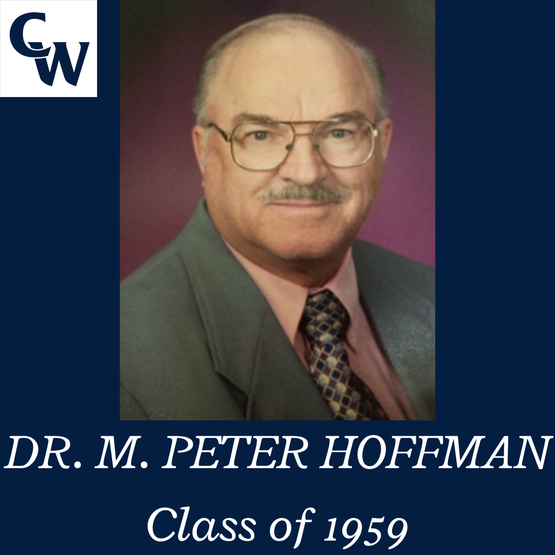 Dr M. Peter Hoffman, class of 1959
