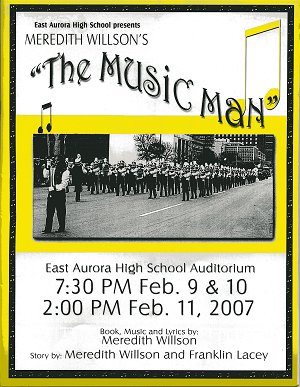poster for the music man