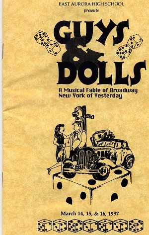 guys and dolls poster
