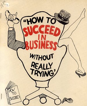 how to succeed in business without really trying poster