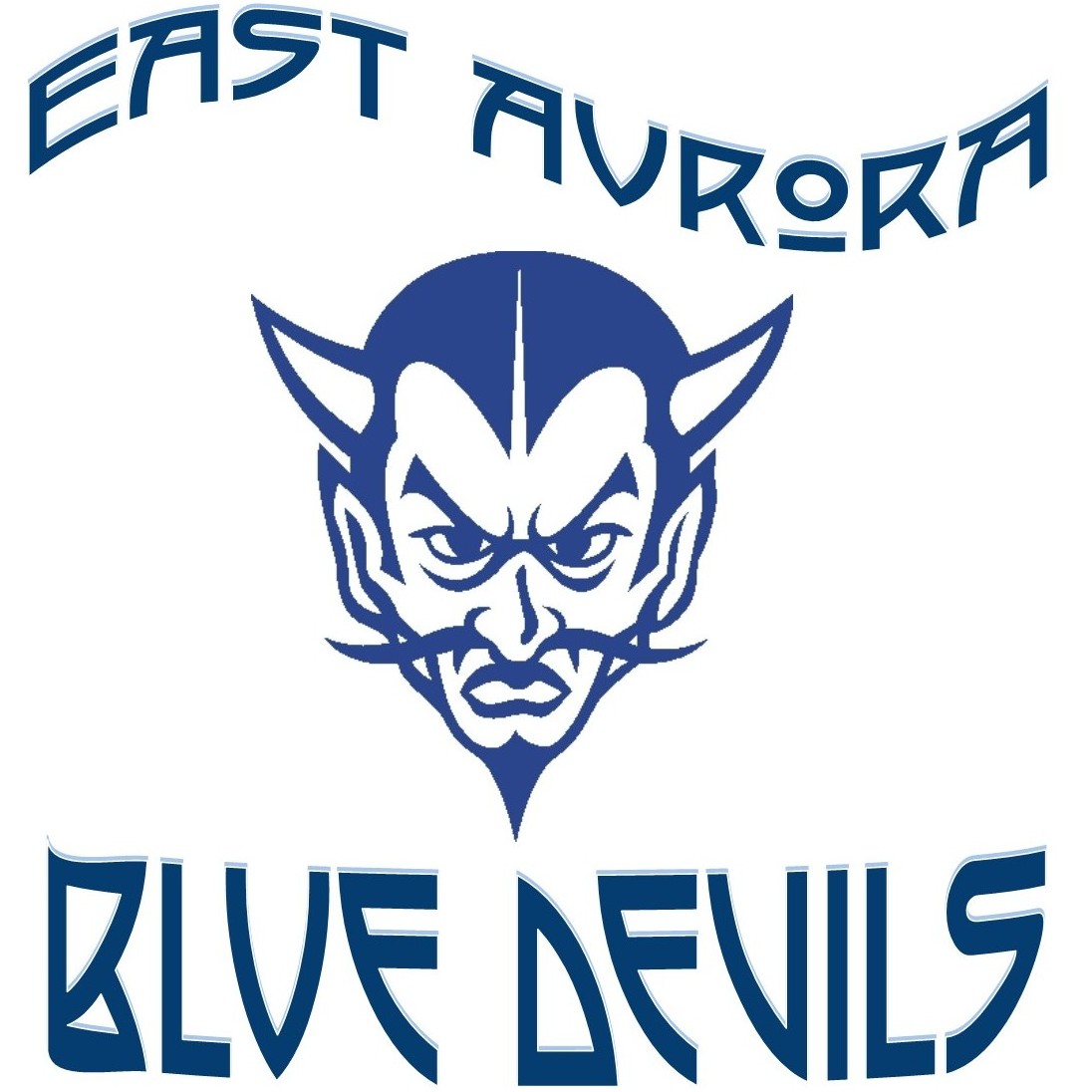 East Aurora Blue Devils Logo