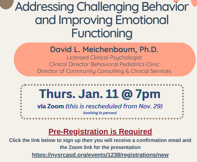addressing challenging behavior and improving emotional functioning