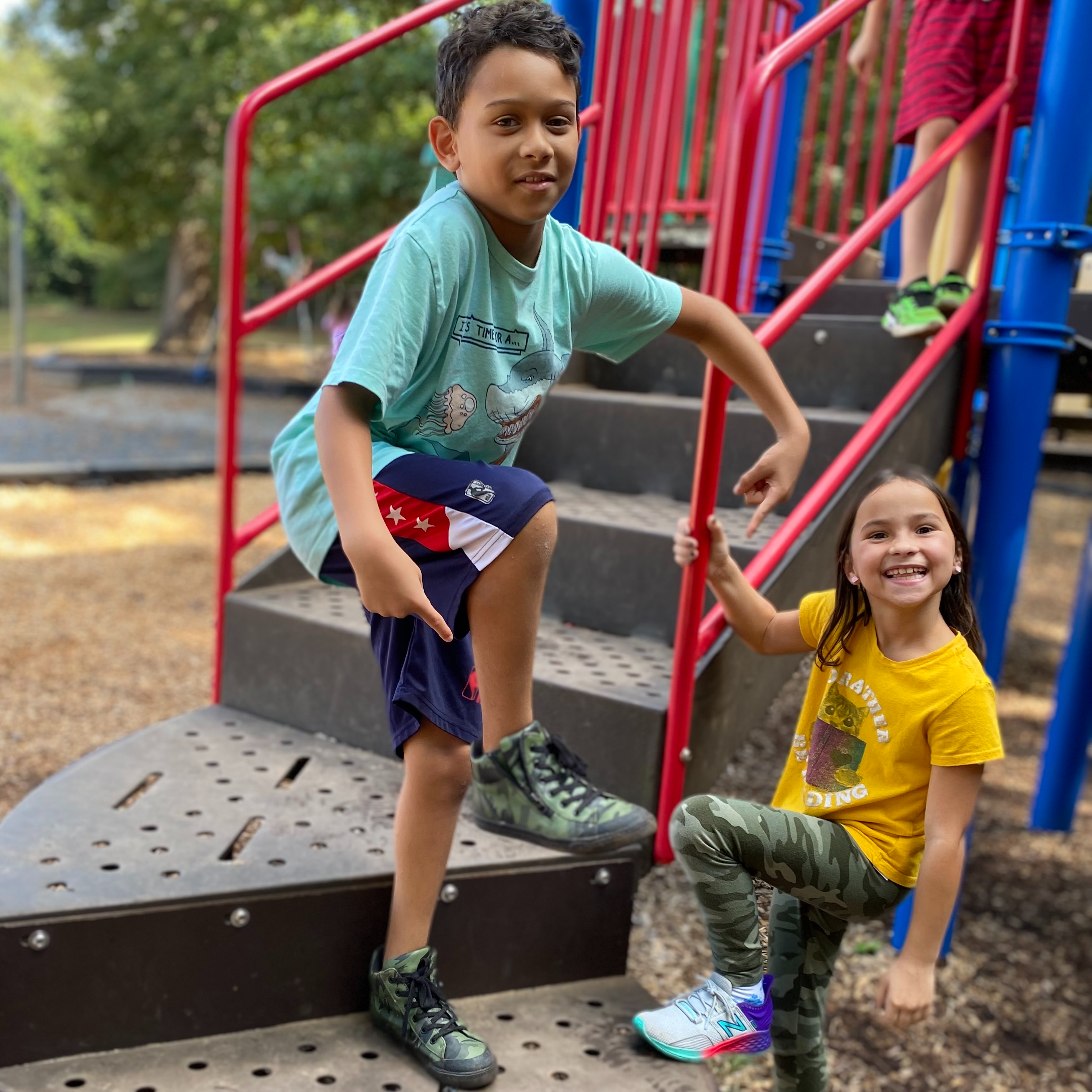 students on playground 