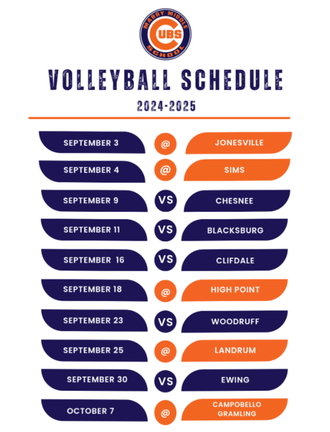 Basketball Schedule