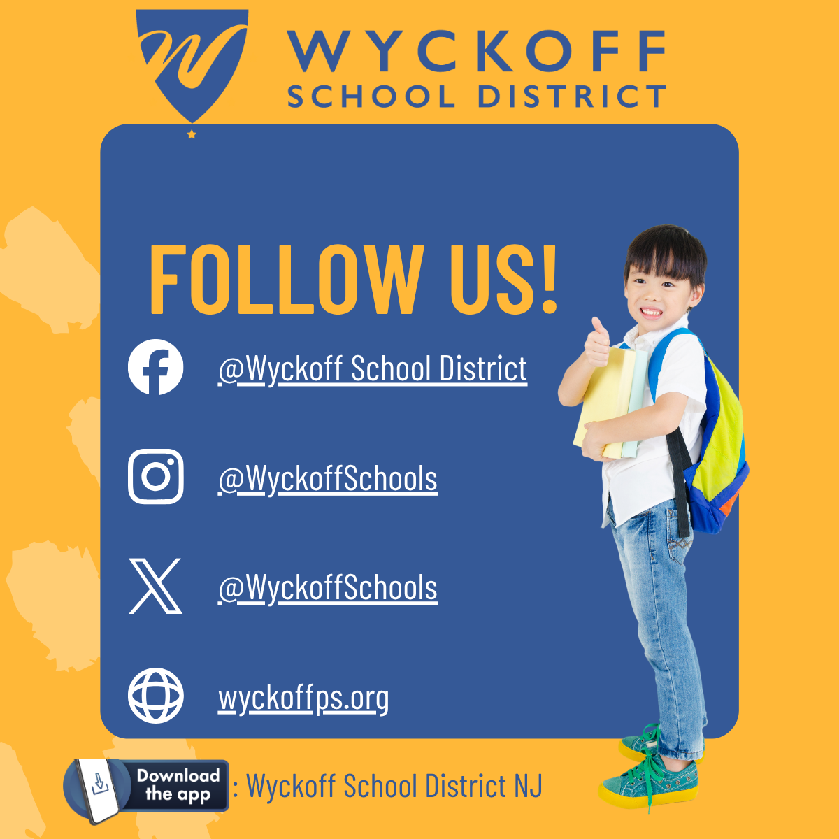 follow us