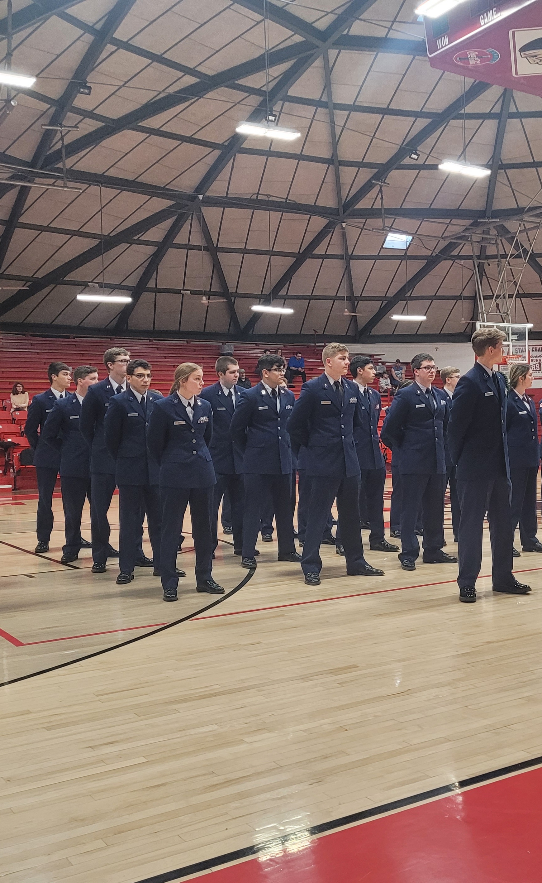 cadets at Westside drill competition