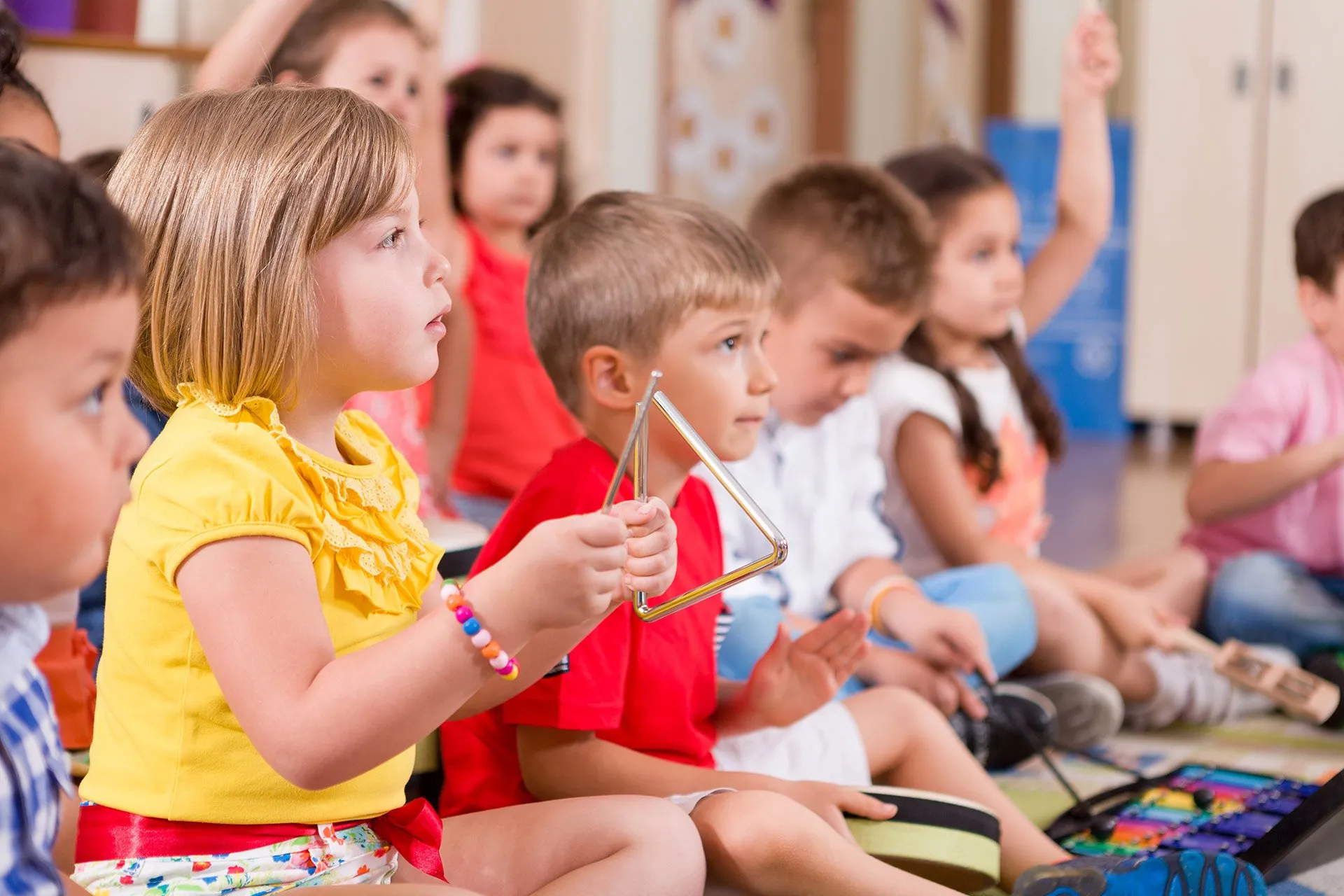 Kids playing music