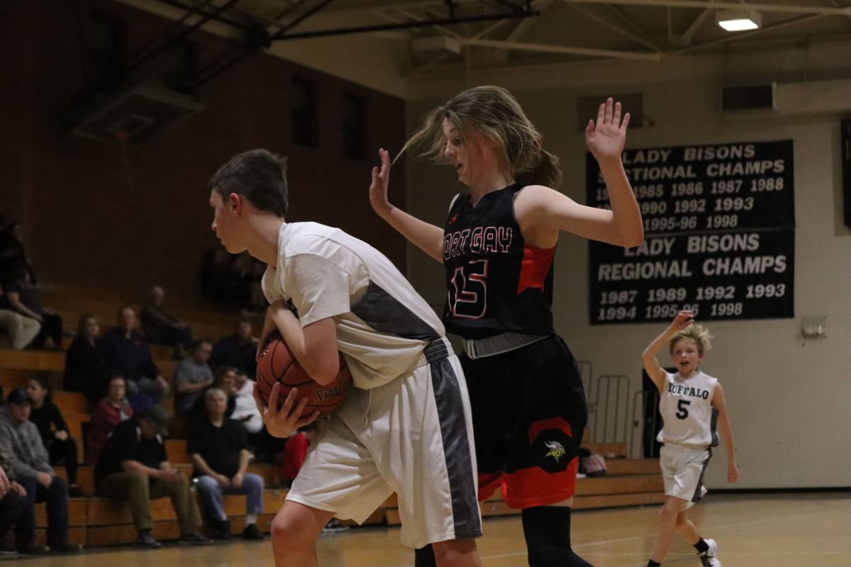 Students playing basketball