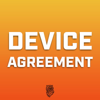device agreement button