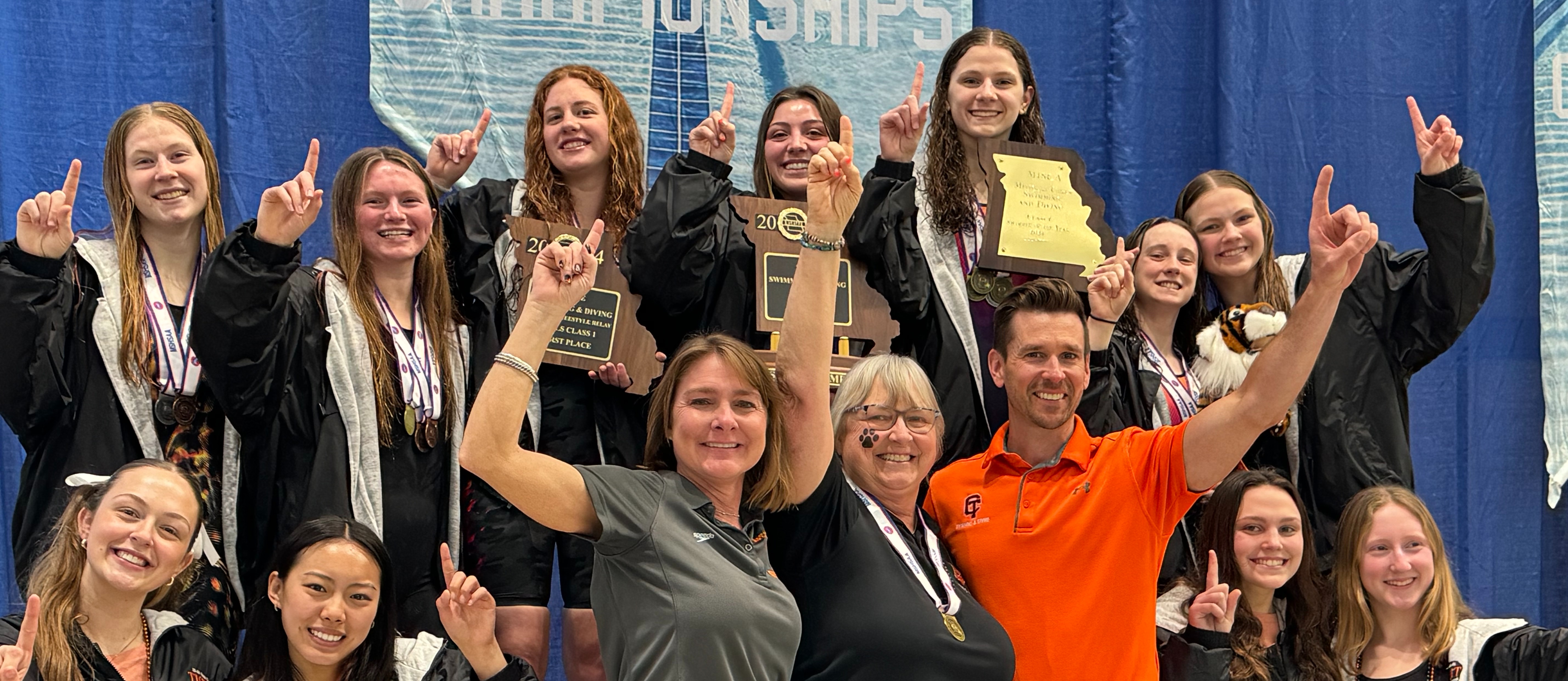 CHS Swimming and Diving won the State Title in 2024