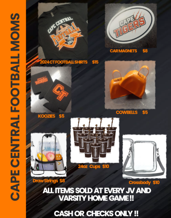 Cape Central Football Moms CT gear for sale