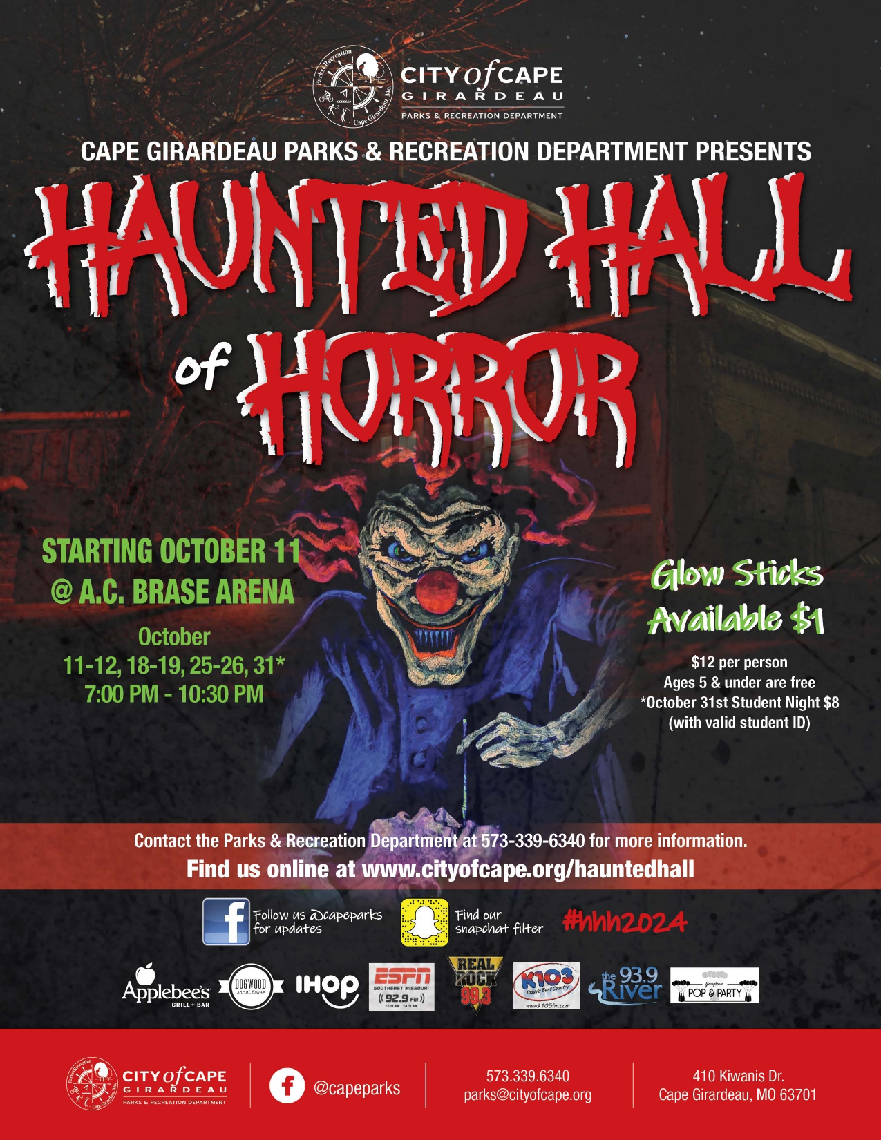 City Haunted House Flyer