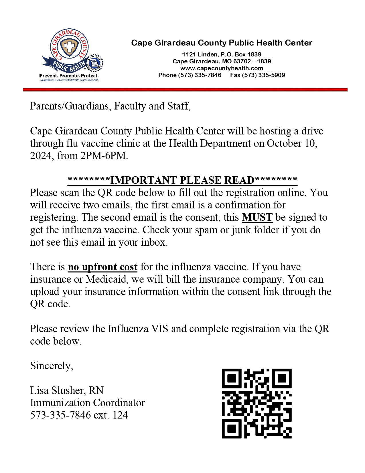 Flu clinic