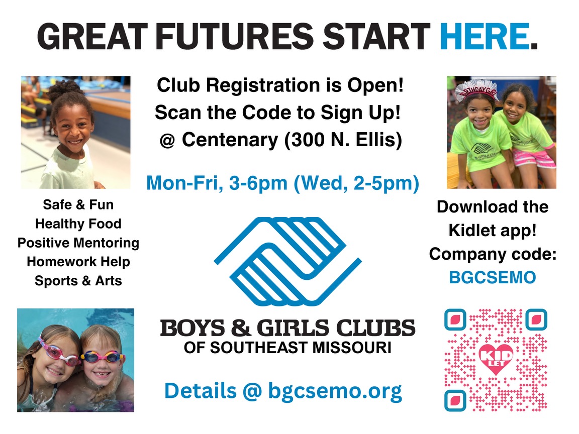 Boys & Girls Club flyer