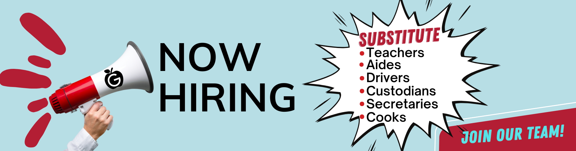Hiring Subs Banner