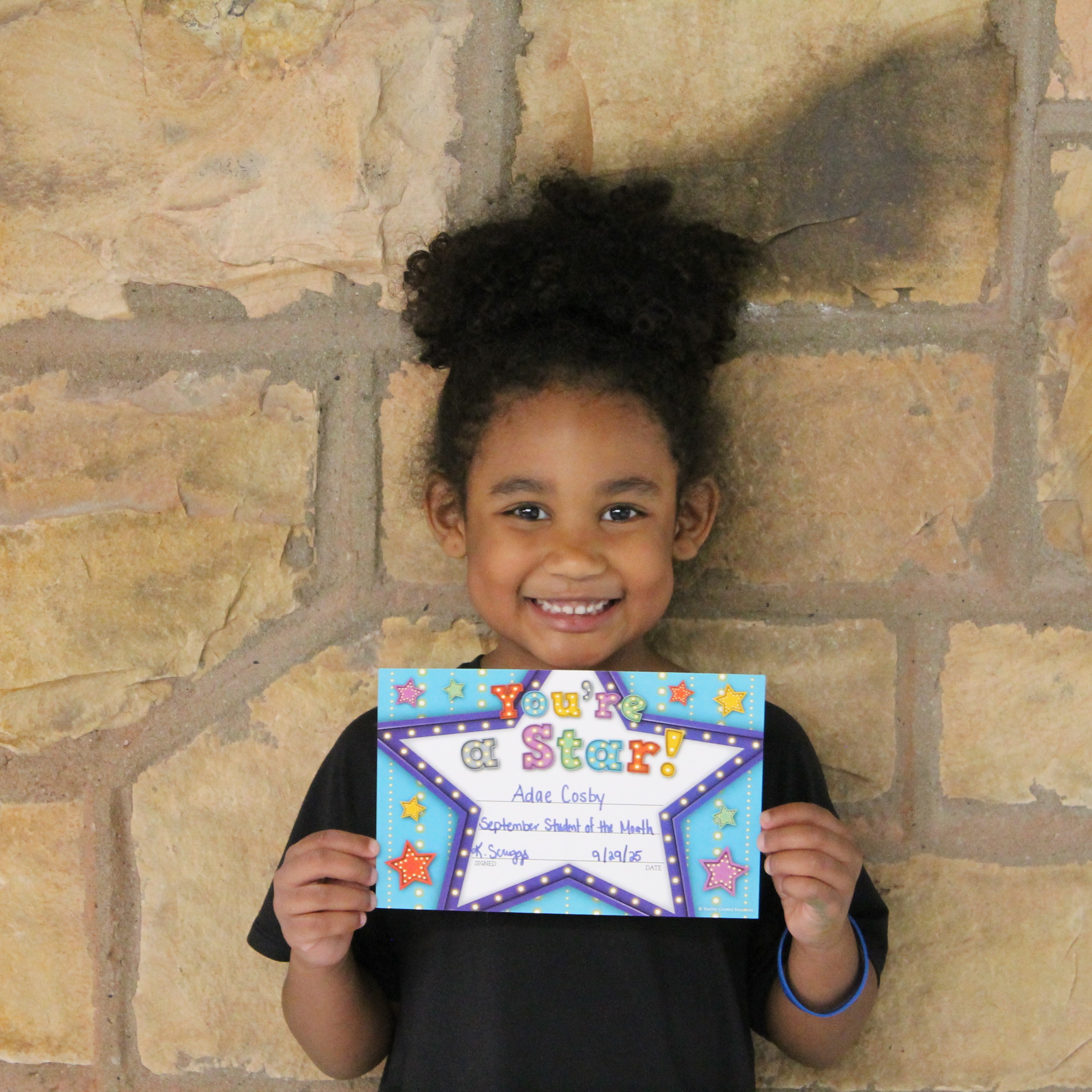 Kindergarten Student of the Month