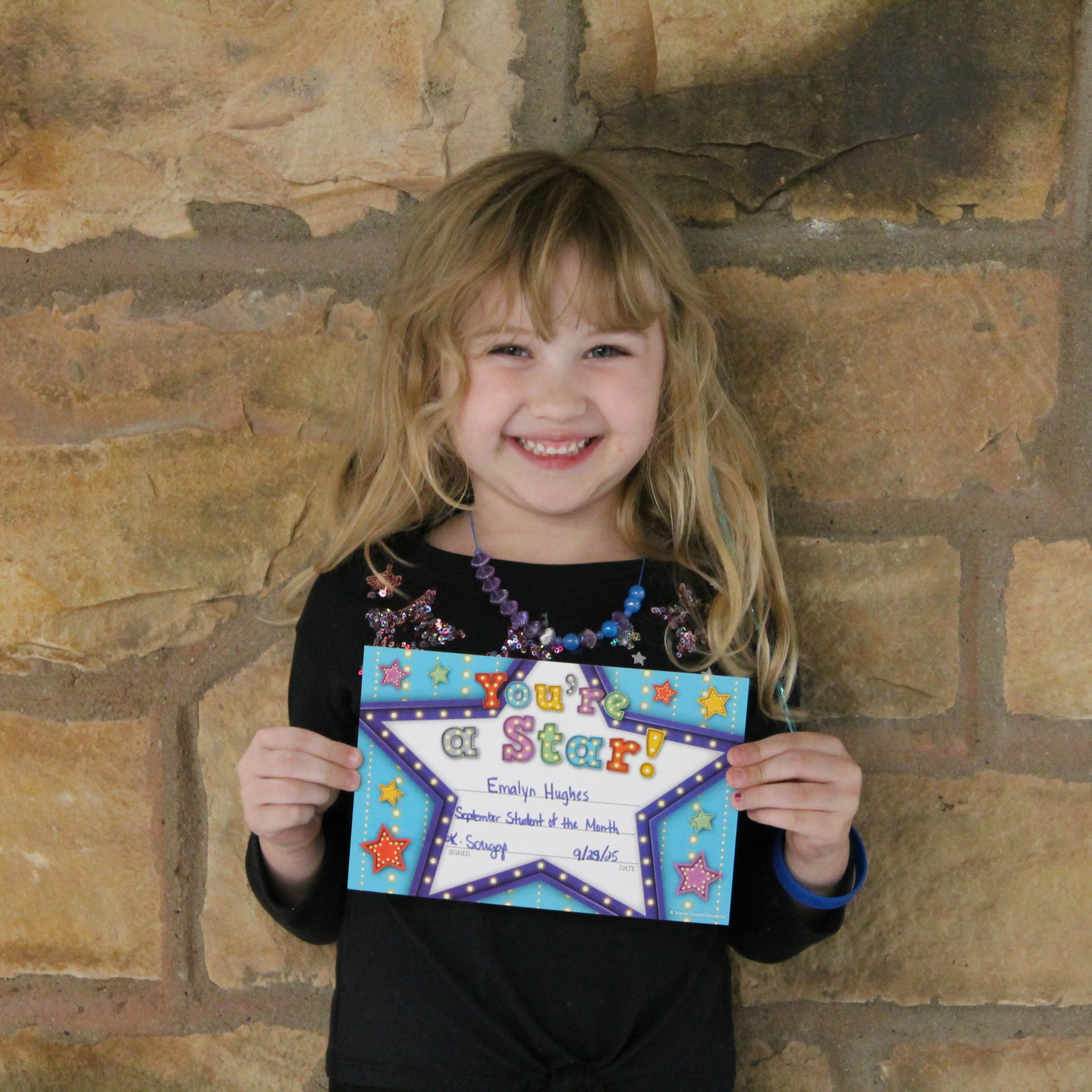Kindergarten Student of the Month