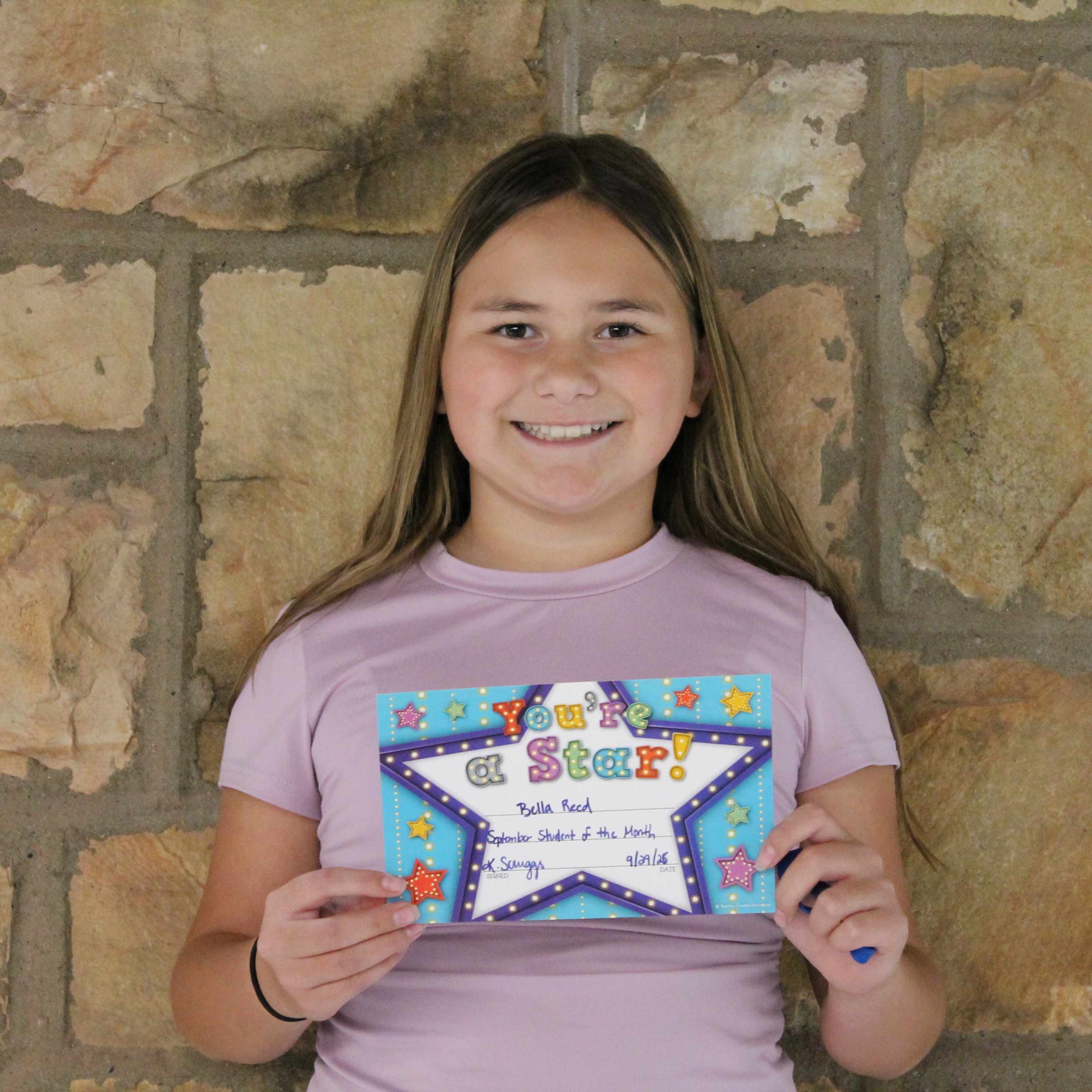 5th Grade Student of the Month