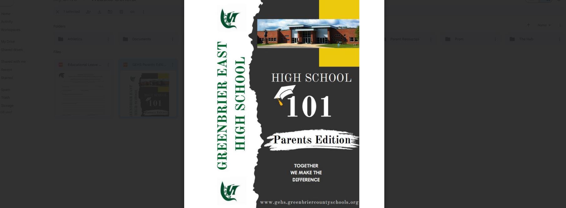 High School 101 for Parents