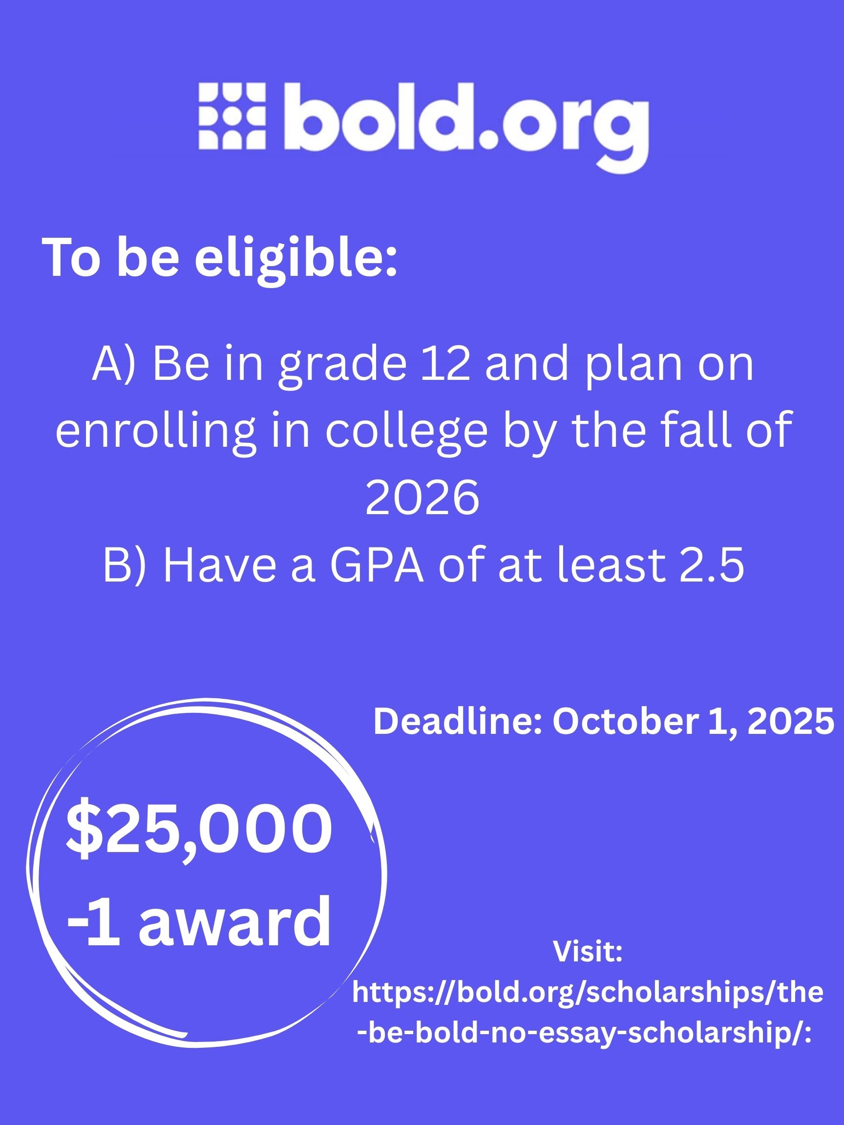 Scholarship Flyer 