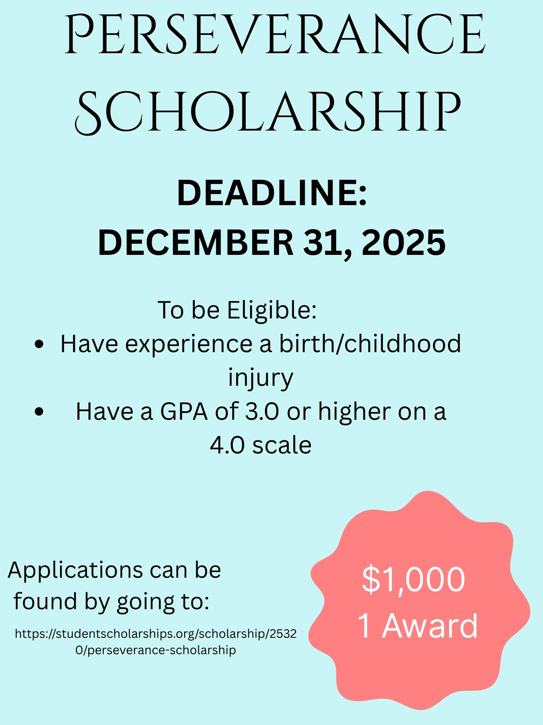 Scholarship Flyer 